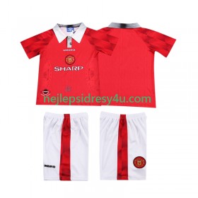 Fotbalový Dres Manchester United Retro Dětské Domácí 1996 1997